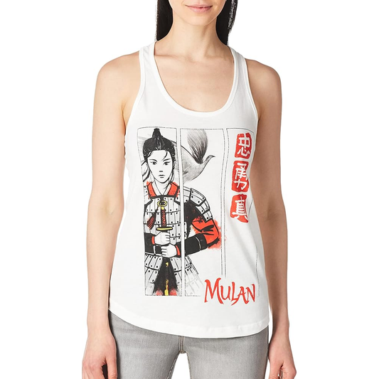 Women Junior's Mulan Racer Tank Top