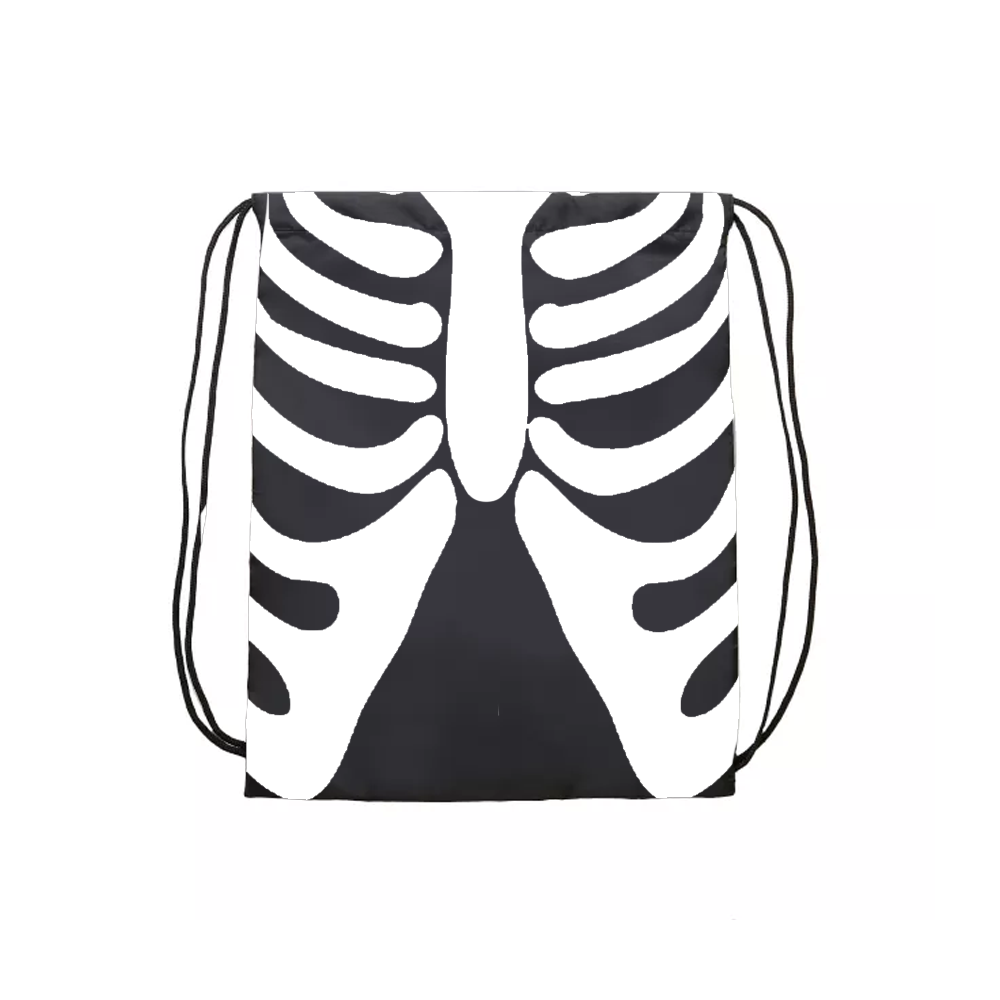 Skeleton Cinch Treat Bag
