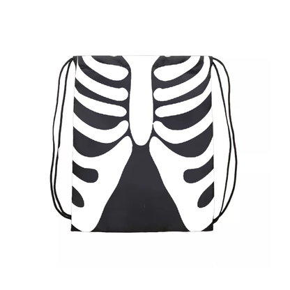 Skeleton Cinch Treat Bag
