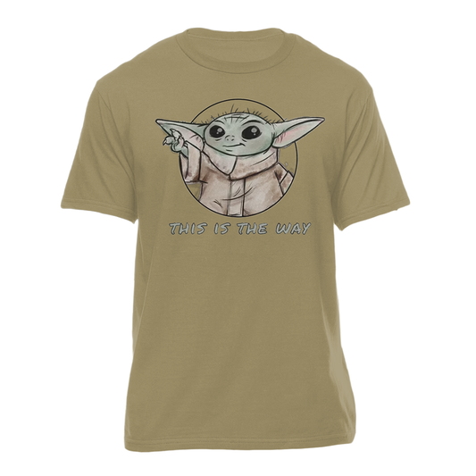 Men's Star Wars This Is The Way The Child Mandalorian Graphic Tees T-Shirt