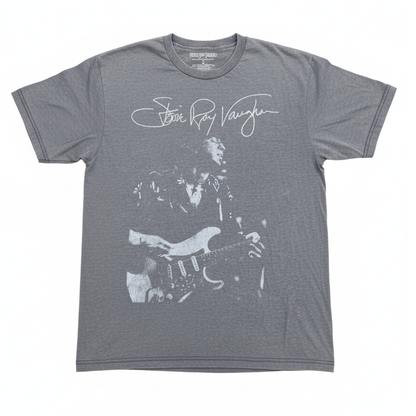 Men's Stevie Ray Vaughan Signature Embroidered Tee T-Shirt