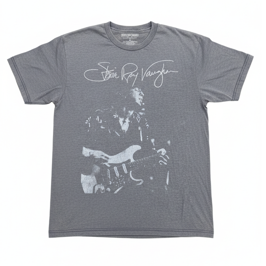Men's Stevie Ray Vaughan Signature Embroidered Tee T-Shirt