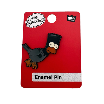The Simpsons Bart Raven Enamel Pin