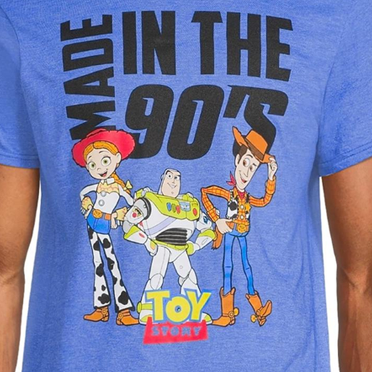 Men's Toy Story Made In The 90's Graphic Tee T-Shirt