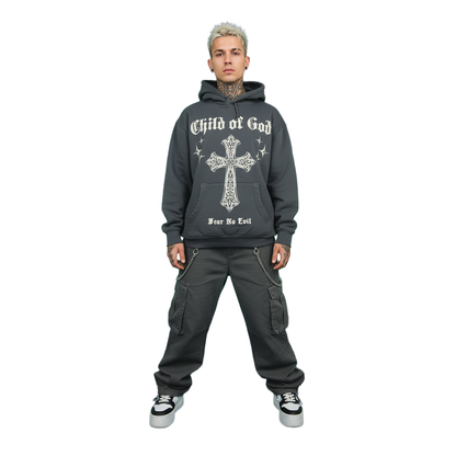 Child Of God Fear No Evil Pullover Hoodie