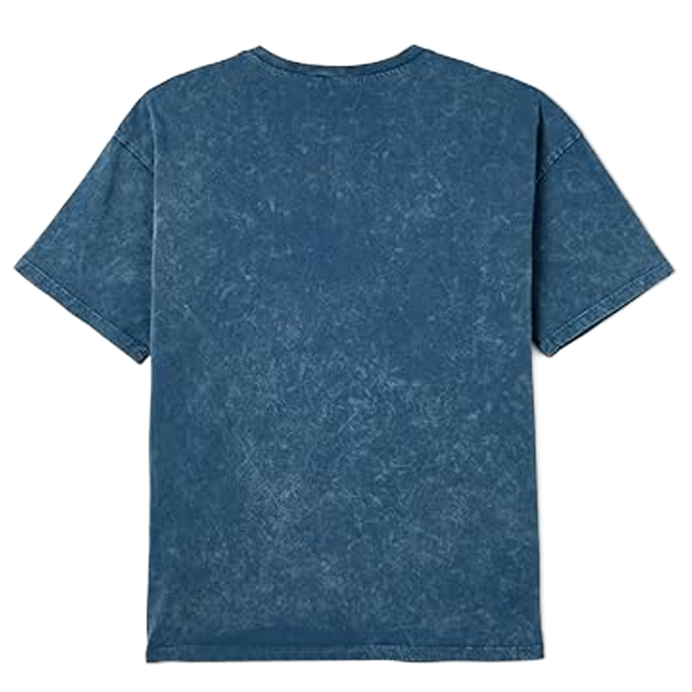 Boys' Blue Acid Wash Short Sleeve T-Shirt
