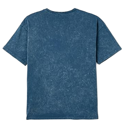 Boys' Blue Acid Wash Short Sleeve T-Shirt