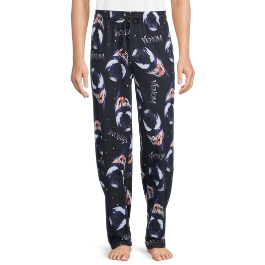 Men's Venom Face AOP Graphic Sleep Pant