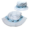 Nolan Orginals Blue Whales Boys Seersucker Bucket Hat