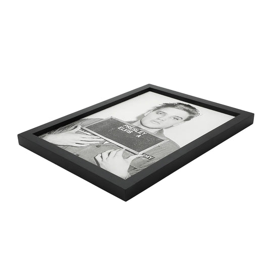 Elvis Mugshot 12" x 16" Black Wall Frame