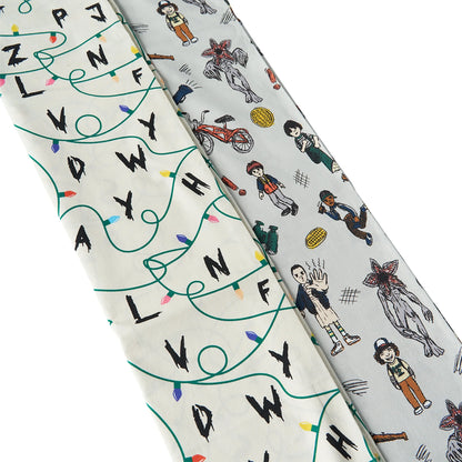 Netflix Stranger Things Cotton Fabric & Patch Diy Kit, 5 Patches And 2 Yards Of Fabric