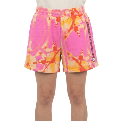 Adults Maruchan Keep It Cozy Tangerine Tie Dye Orange Shorts