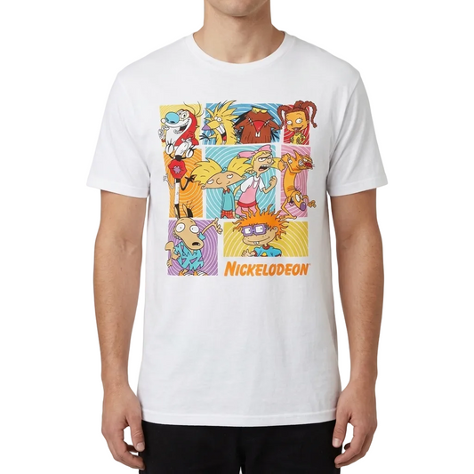 Men's Retro 90's Nickelodeon™ Cartoons Graphic Tee T-Shirt