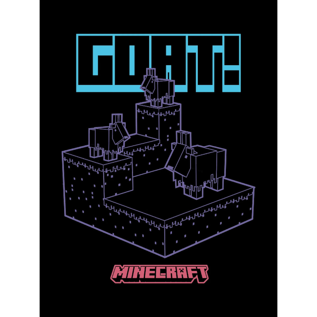 Boy's Minecraft Cliff Goats Graphic Short Sleeve T-Shirts, 2-Pack | Rex ...