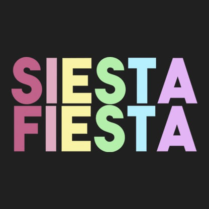 Men's Siesta Fiesta Graphic Tee T-Shirt Black