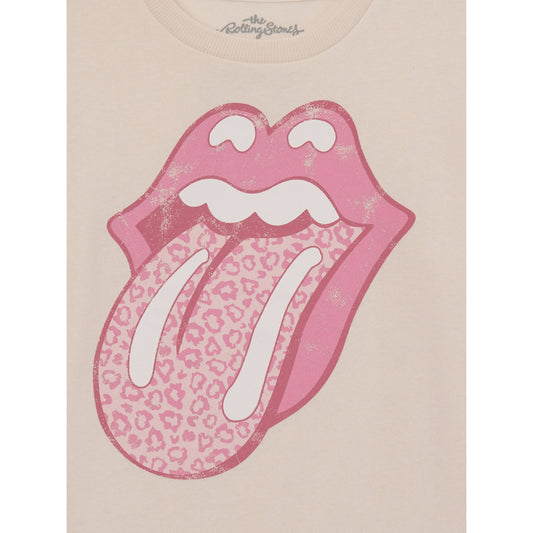 Girls The Rolling Stones Graphic Crewneck Fleece Sweatshirt