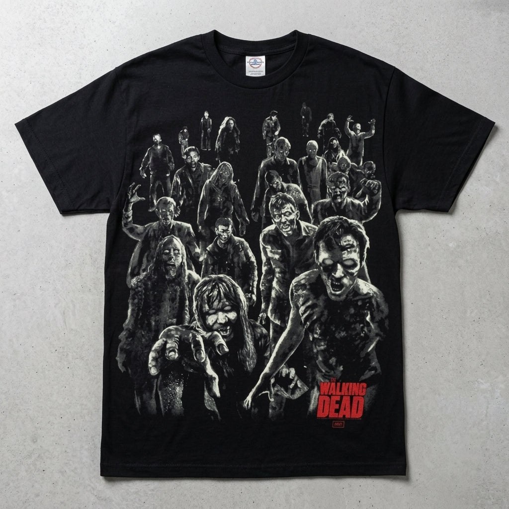Men's Walking Dead Walkers Graphic Tee T-Shirt Black