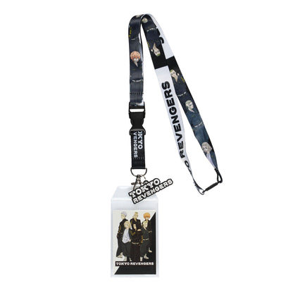 Tokyo Revengers Lanyard Anime Manga Manji Gang Breakaway ID Badge Holder with 2" Rubber Charm