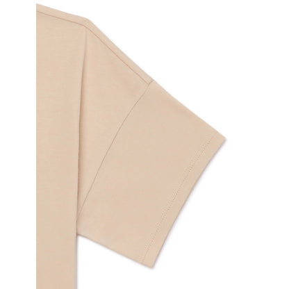 Girls Wonder Nation Cropped Tiger Eye Short Sleeve Graphic T-Shirt