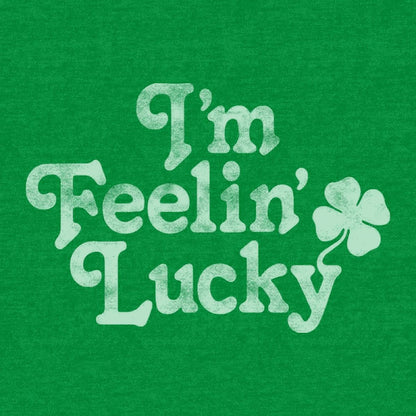 Men's Feelin Lucky Short Sleeve T-Shirt - St Patrick's Day Irish Heathered Green
