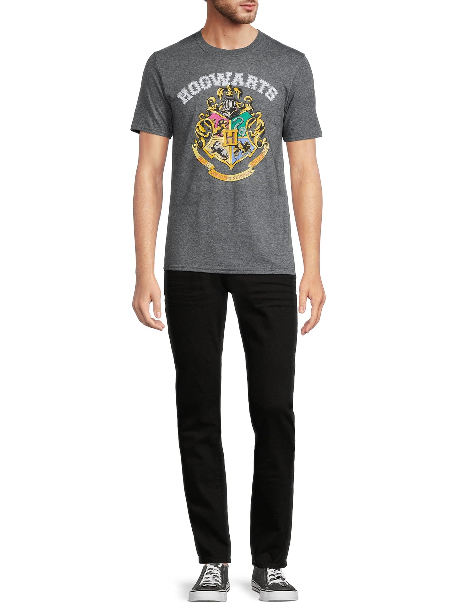 Men's Harry Potter Hogwarts Graphic T- Shirt Tee