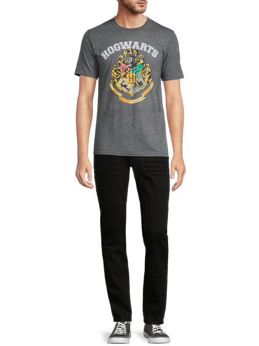 Men's Harry Potter Hogwarts Graphic T- Shirt Tee