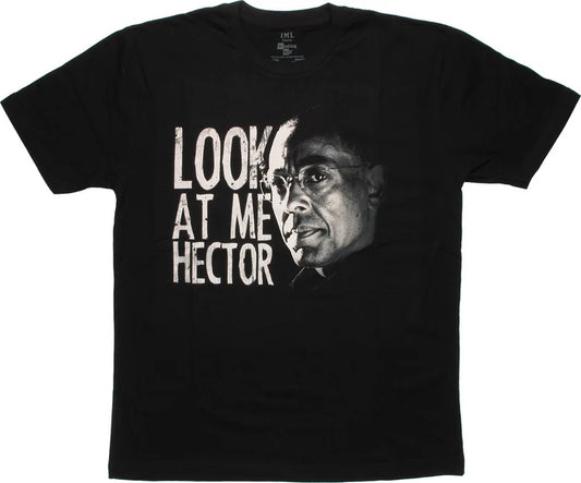 Men's Black Breaking Bad Look At Me Hector Graphic Tee T-Shirt