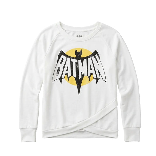 Women's Juniors DC Comics Retro Batman Logo Graphic Sweatshirt