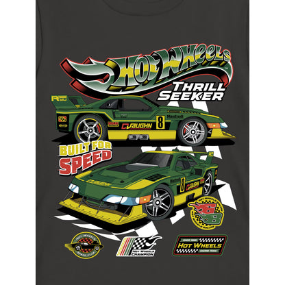 Boys Hot Wheels Thrill Seeker, Crew Neck, Short Sleeve, Graphic T-Shirt, Sizes 4-18