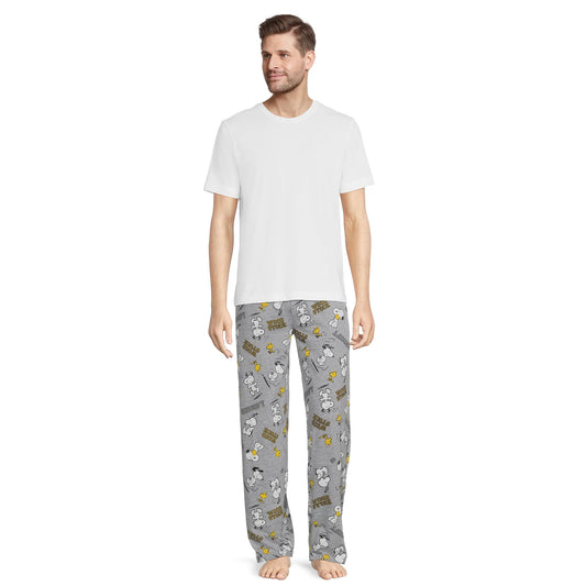 Men's Peanuts Snoopy Woodstock Graphic Sleep Pants
