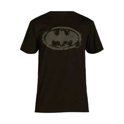 Men's Black Batman Logo Graphic Tee T-Shirt