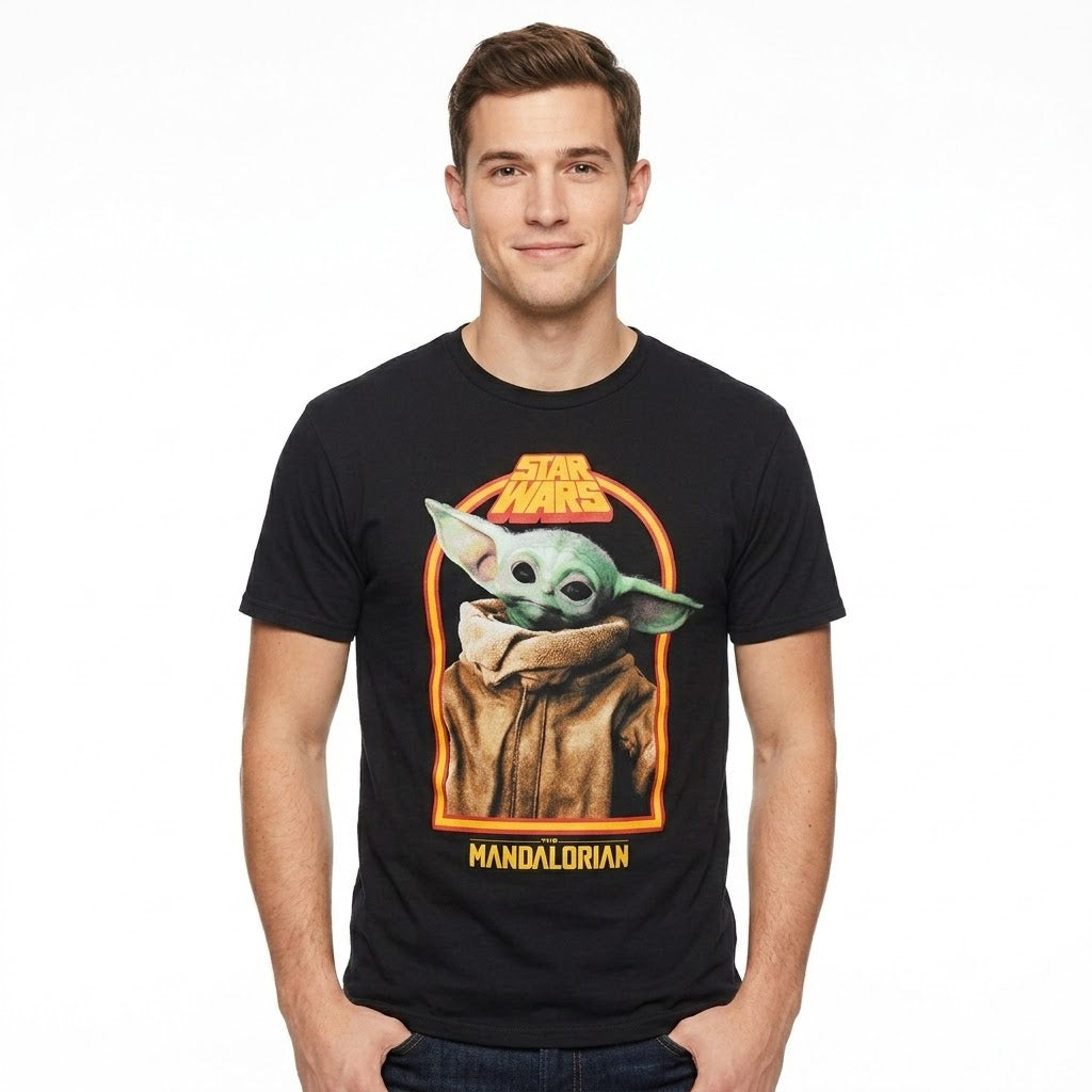 Men's Star Wars Grogu The Mandalorian Graphic Tee T-Shirt