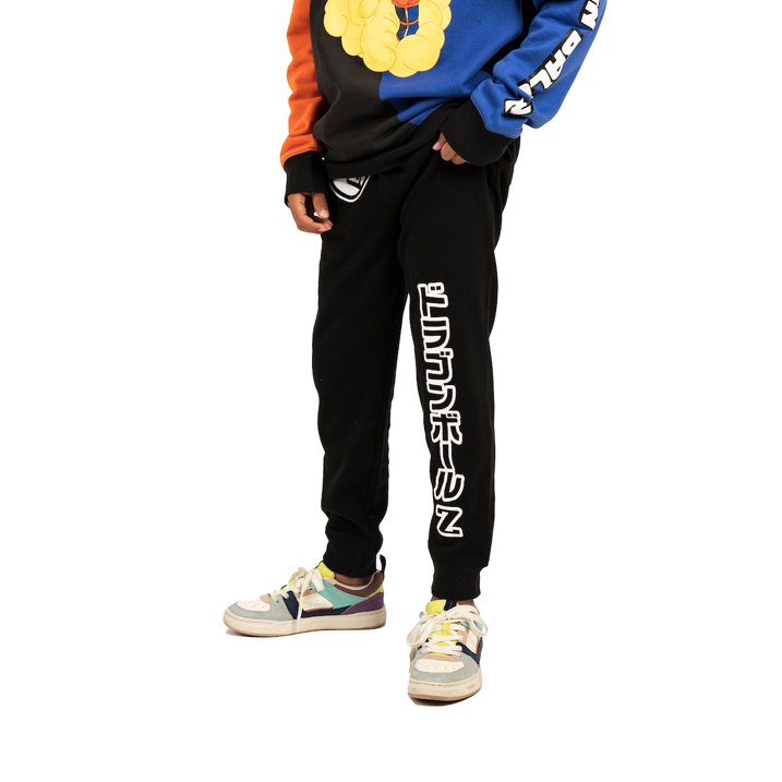 Dragon Ball Z Goku and Title Logo Oversized Graphic Youth Sweatshirt and Joggers 2-Piece Set