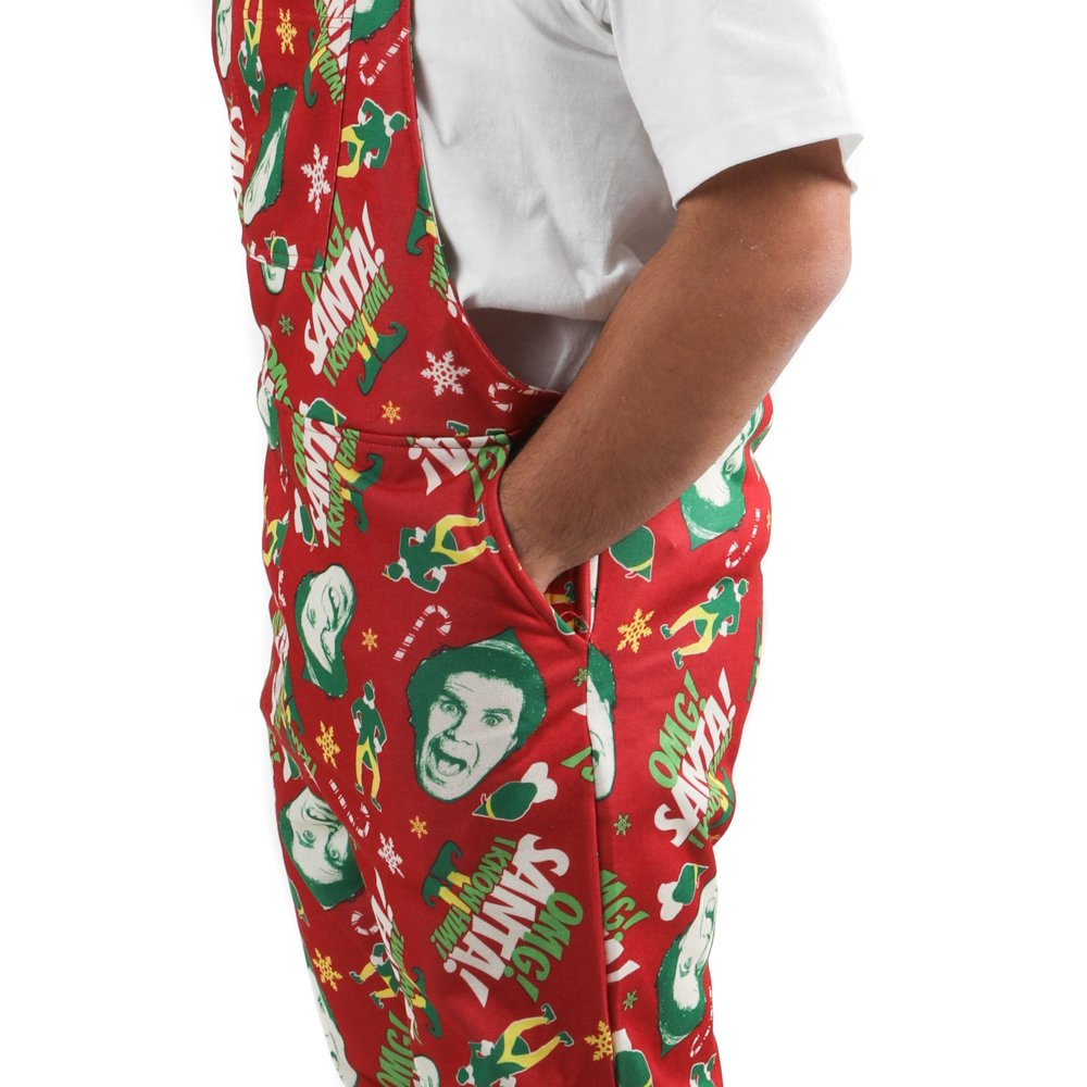 Elf The Movie All Over Print Jamarall Adult Red Union Suit