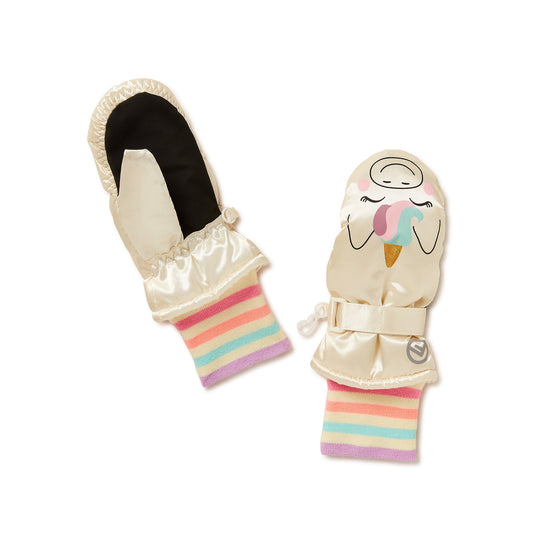 Frostline Essentials Toddler Girl's Unicorn Trapper & Ski Glove Combo