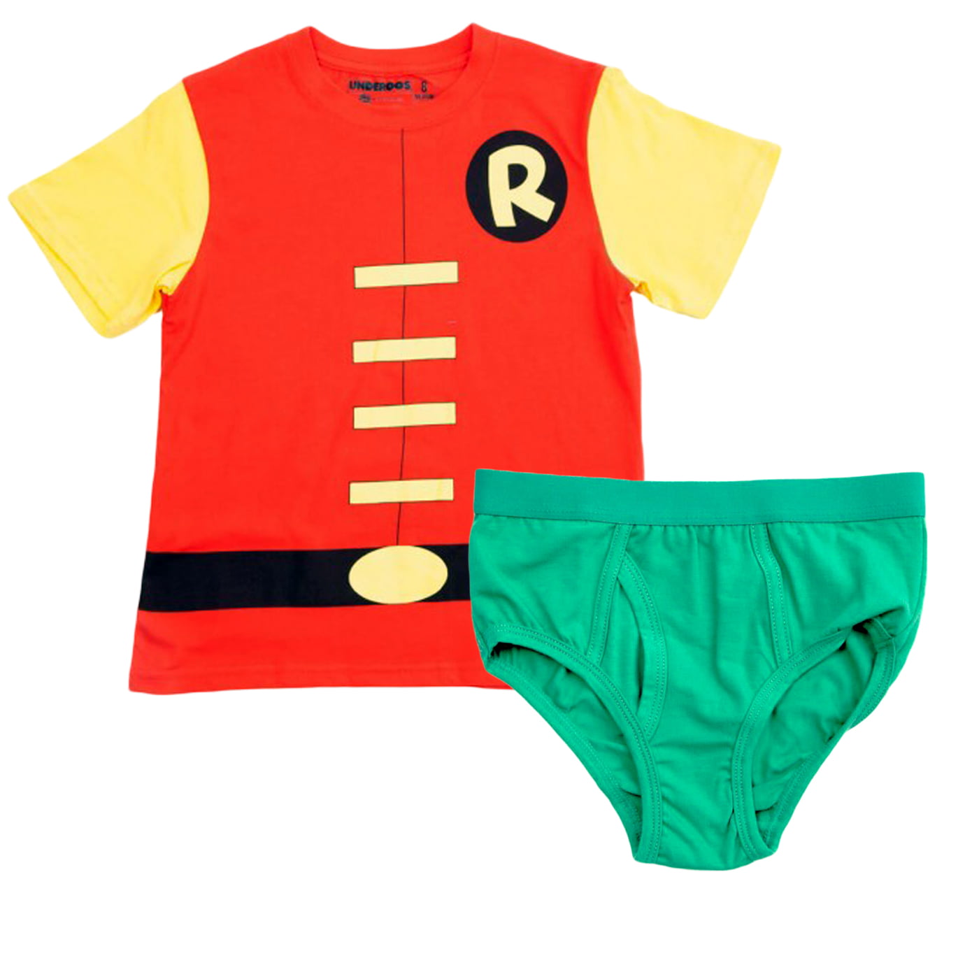 Boy's DC Comics Robin Underoos T-Shirt & Underwear Set – Rex