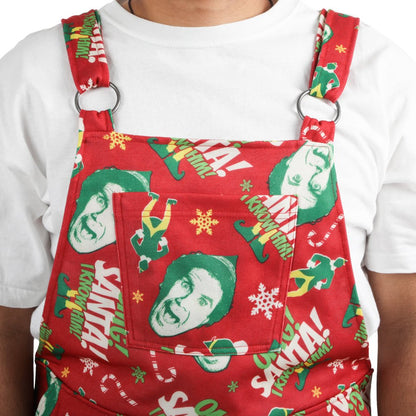 Elf The Movie All Over Print Jamarall Adult Red Union Suit