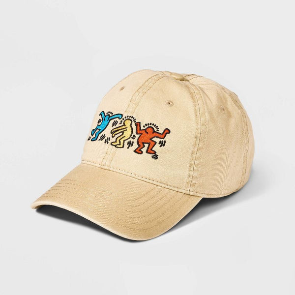 Men's Keith Haring Dad Baseball Hat - Khaki