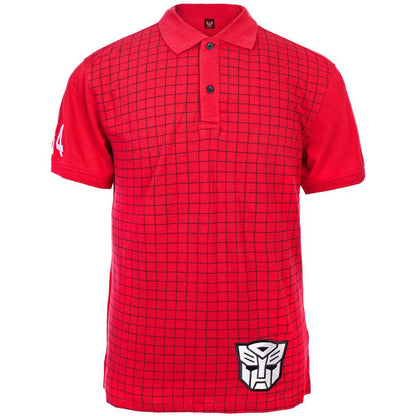 Men's Transformers Autobot Red Polo Shirt