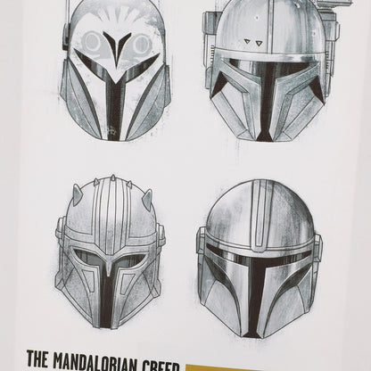 Star Wars The Mandalorian Creed Hanging Wall Decor