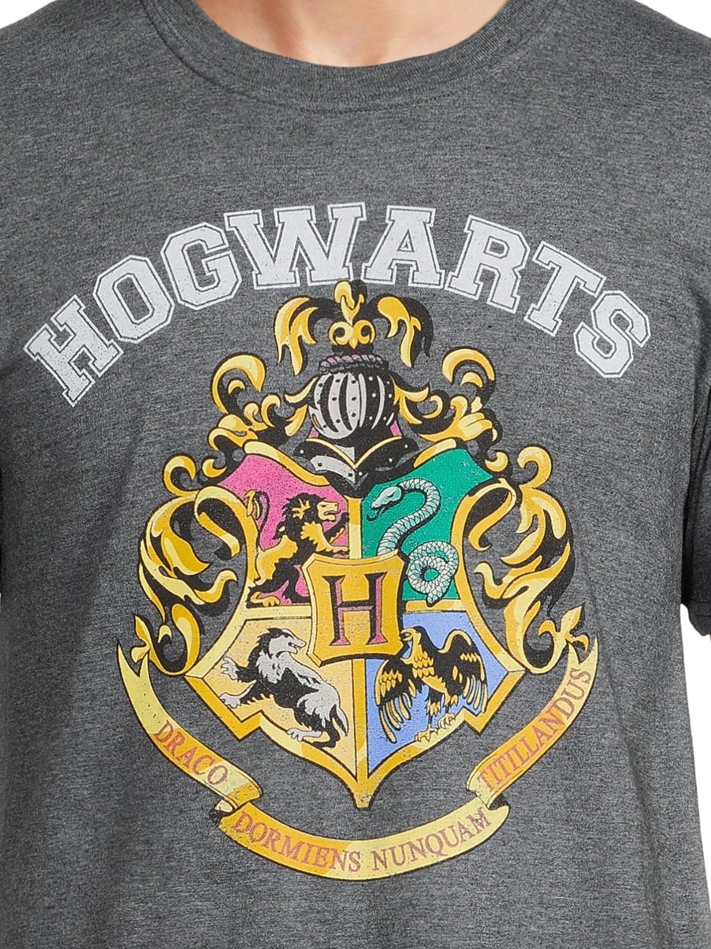 Men's Harry Potter Hogwarts Graphic T- Shirt Tee