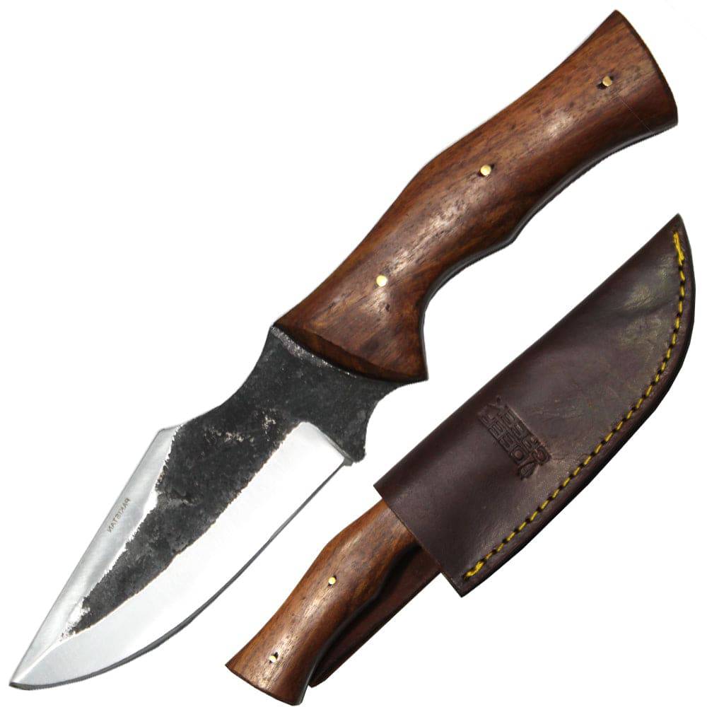 DC 799-RW 9" Deer Creek Hand Forged Rosewood Handle Hunting Knife with Leather Sheath - Rex Distributor, Inc. Wholesale Licensed Products and T-shirts, Sporting goods,