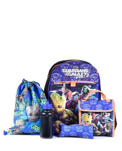 Guardians of the Galaxy 16" Backpack 5pc Set, Multi-Colored