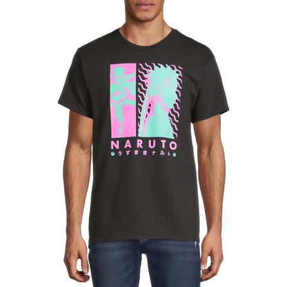 Men's Naruto Shippuden Neon Graphic T-Shirt 2-Pack