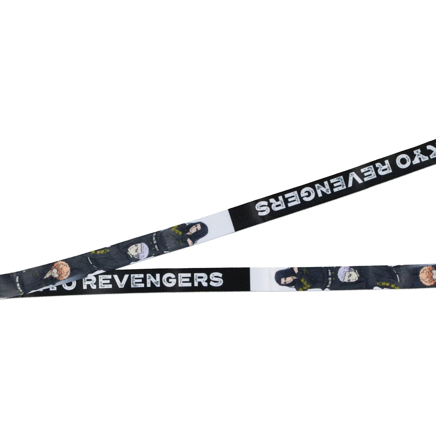 Tokyo Revengers Lanyard Anime Manga Manji Gang Breakaway ID Badge Holder with 2" Rubber Charm
