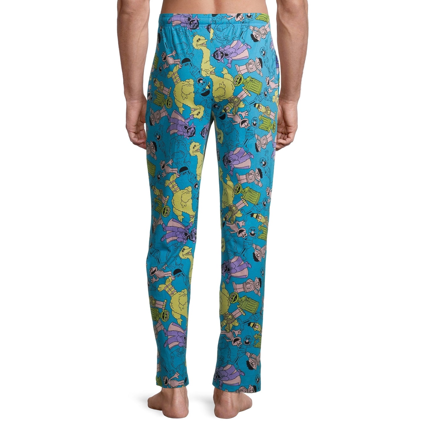 Men's Blue Sesame Street Pajama Lounge Pant AOP Sleep Pants - Rex Distributor, Inc. Wholesale Licensed Products and T-shirts, Sporting goods,