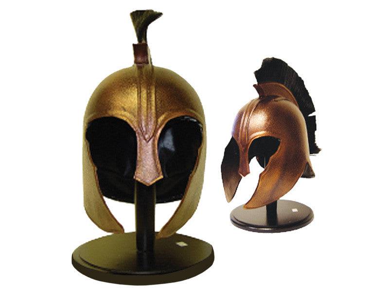 Greek Warrior Helmet from Rex Distributor, Inc., featuring a detailed helmet design with a crest and metallic finish.