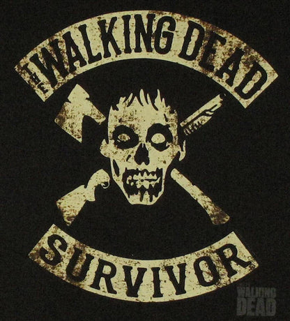 Men's Walking Dead Survivor T Shirt Tee