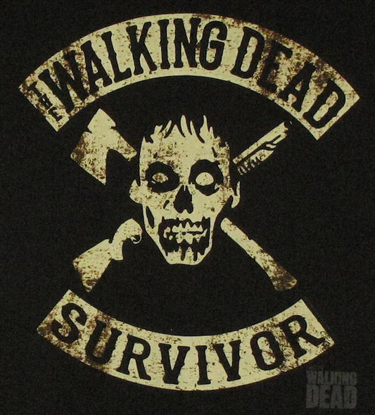 Men's Walking Dead Survivor T Shirt Tee