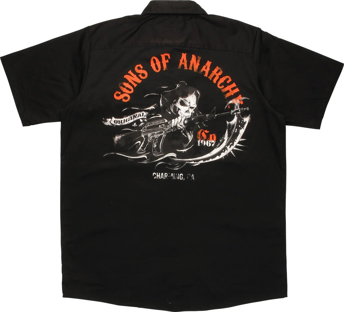 Men's Sons Of Anarchy SOA Patch Work Shirt